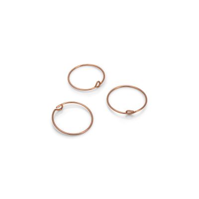 Rose Gold Filled Hoop Wire Earring 16mm 