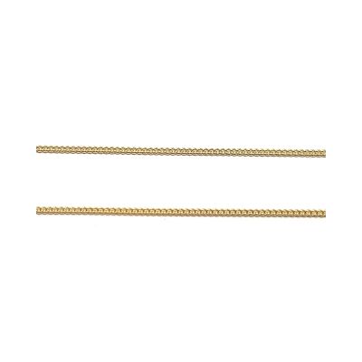Yellow Gold Filled Curb Chain 1mm