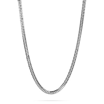 925 Sterling Silver Curb Link Chain 5X6.4mm