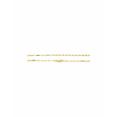 14K Yellow Gold 1.2mm 17.7" (45cm) Diamond cut Chain
