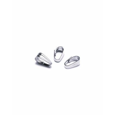  925 Sterling Silver Locket Bail Pendant Holder 6mm