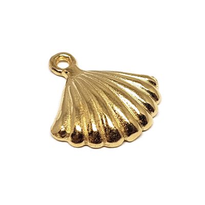 14K Gold Plated Shell Pendant