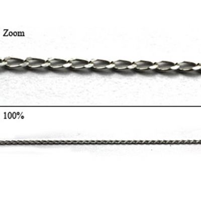 925 Sterling Silver Gourmet Chain 1.2/0.55mm