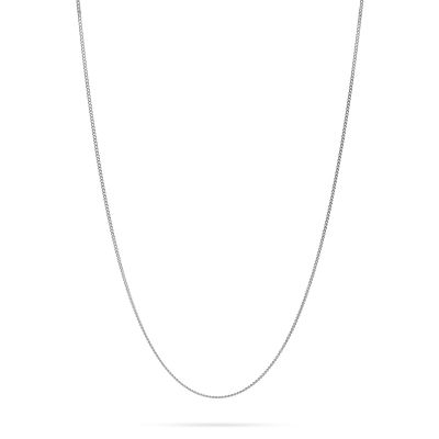 925 Sterling Silver Curb Chain 1.3mm