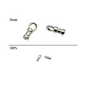 925 Sterling Silver Compression End Cap 1.2mm I/D (Length: 4.3mm)