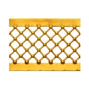 Brass Gallery Ribbon 3517