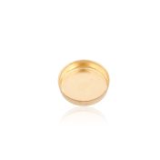 Yellow Gold Filled Bezel Cup 8mm