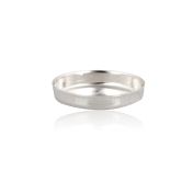 925 Sterling Silver Oval Bezel Cup 8X10mm