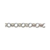 925 Sterling Silver Rolo Chain 6.3X1.2mm