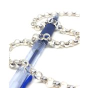 925 Sterling Silver Rolo Chain 6.3X1.2mm