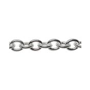 925 Sterling Silver Rolo Oval Chain 7*9mm