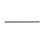 Blackened 925 Sterling Silver Diamond Cut Snake Chain 1.25mm