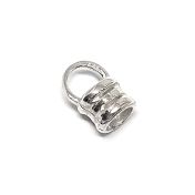 925 Sterling Silver Compression End Cap 4.5mm I/D