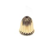 Gold Filled 12x12mm Corrugated Bell-Shaped Bead