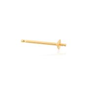 18K Yellow Gold Pearl Stud 2.25mm