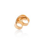 Yellow Gold Filled 5mm Ear Nut For 0.8mm Post