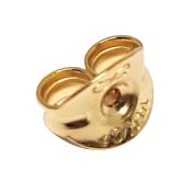 Yellow Gold Filled 5mm Ear Nut For 0.8mm Post