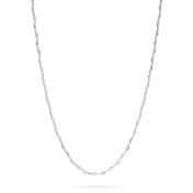 925 Sterling Silver Heart Link Chain 2.5mm