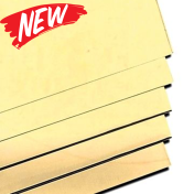 9K Yellow Gold Half Hard Sheet 0.15mm/34 gauge