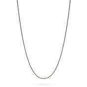 Blackened 925 Sterling Silver Diamond Cut Snake Chain 1.25mm