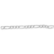 925 Sterling Silver 3mm Figaro 3+1 Chain