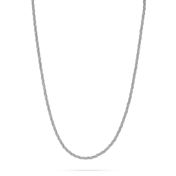 925 Sterling Silver Twisted Loose Rope Chain 2.5mm