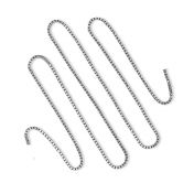 925 Sterling Silver Light Weight Venetian Box Chain 1mm