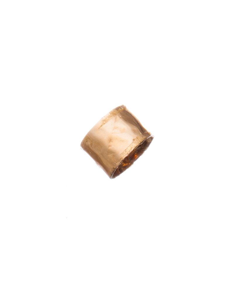Yellow Gold Filled Hammered Tube 7/5mm