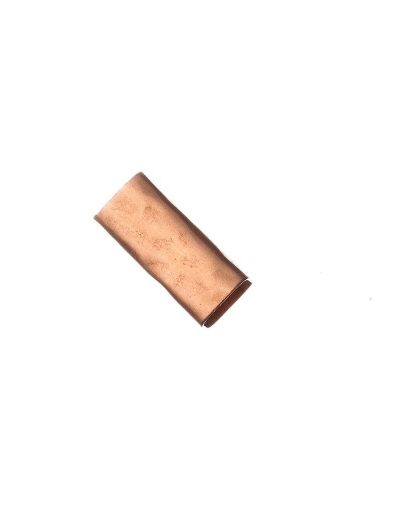 Rose Gold Filled Hammered Square Tube 4/10mm