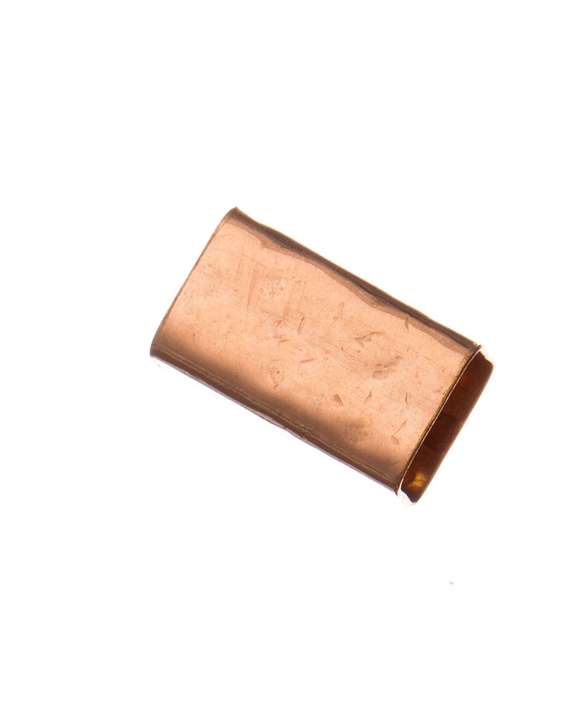 Rose Gold Filled Hammered Square Tube 6/10mm
