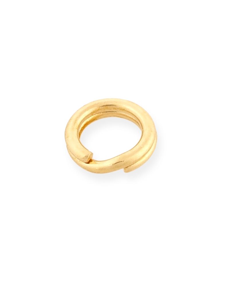14K Yellow Gold Split Jump Ring 3.5mm