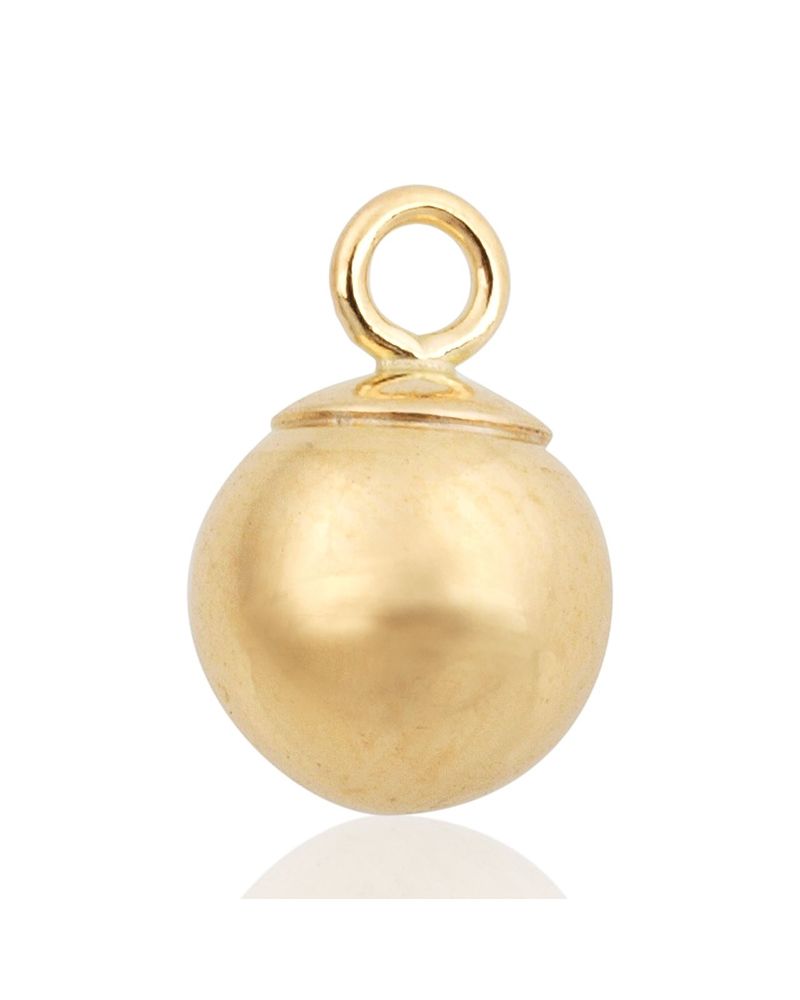 Yellow Gold Filled Ball Pendant 6mm