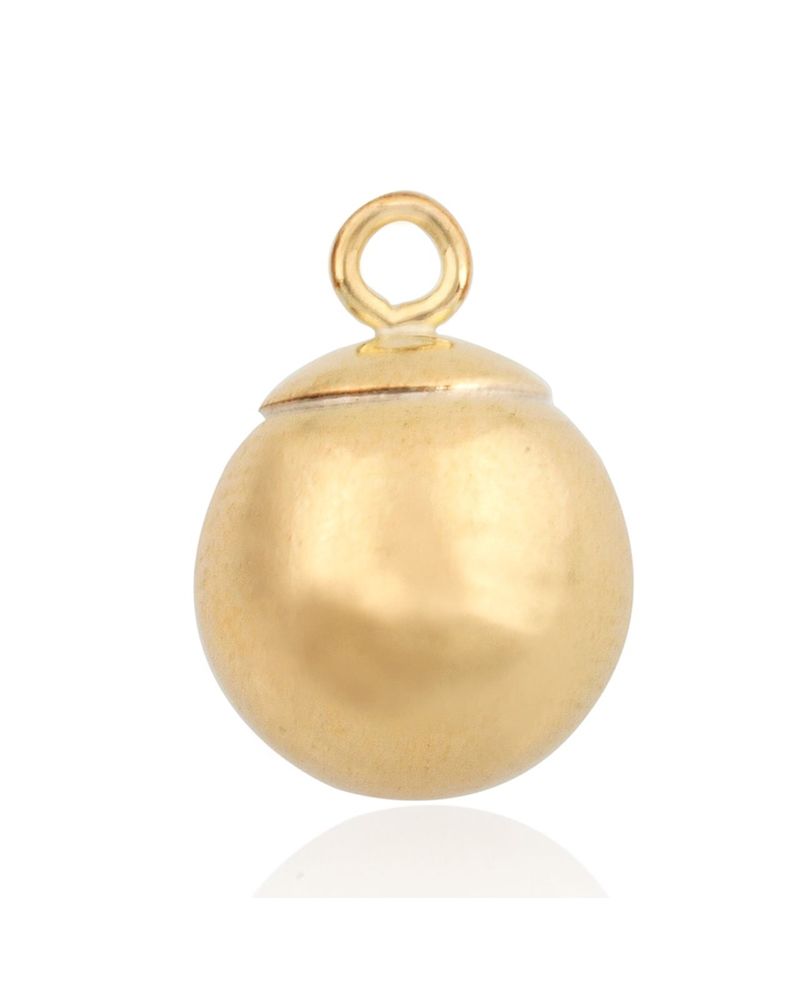 Yellow Gold Filled Ball Pendant 8mm