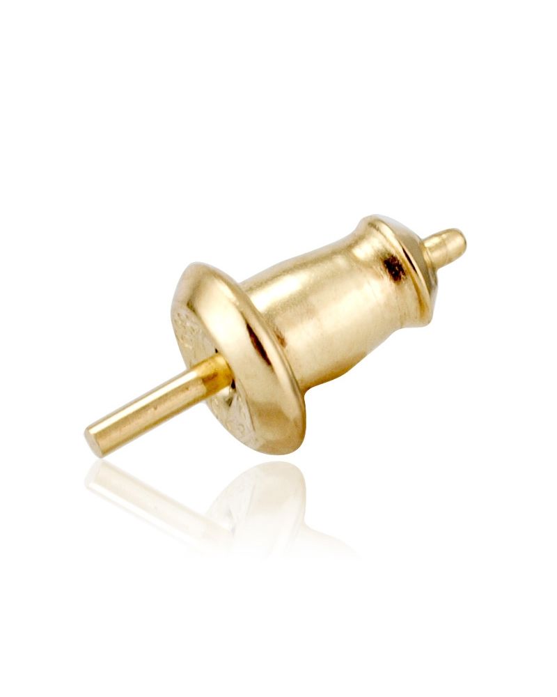 14K Yellow Gold Luxlock Clutch With Post