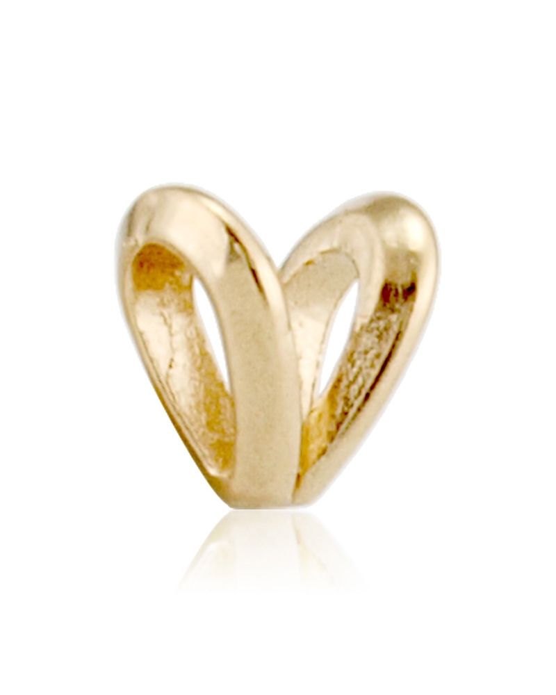 14K Yellow Gold Knife Edge "V" Cast Bail 4.5mm