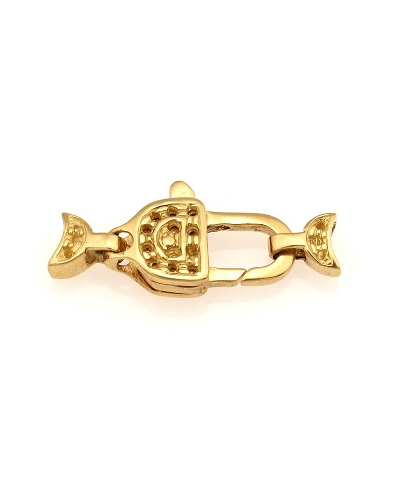 18K Yellow Gold Large Size Lobster Clasp 18mm