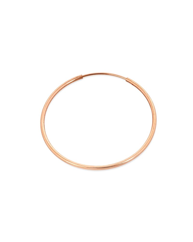 Rose Gold Filled Hoop Tube Earring 44mm 