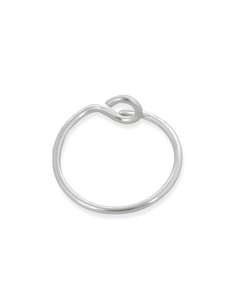 925 Sterling Silver Hoop Wire Earring 10mm