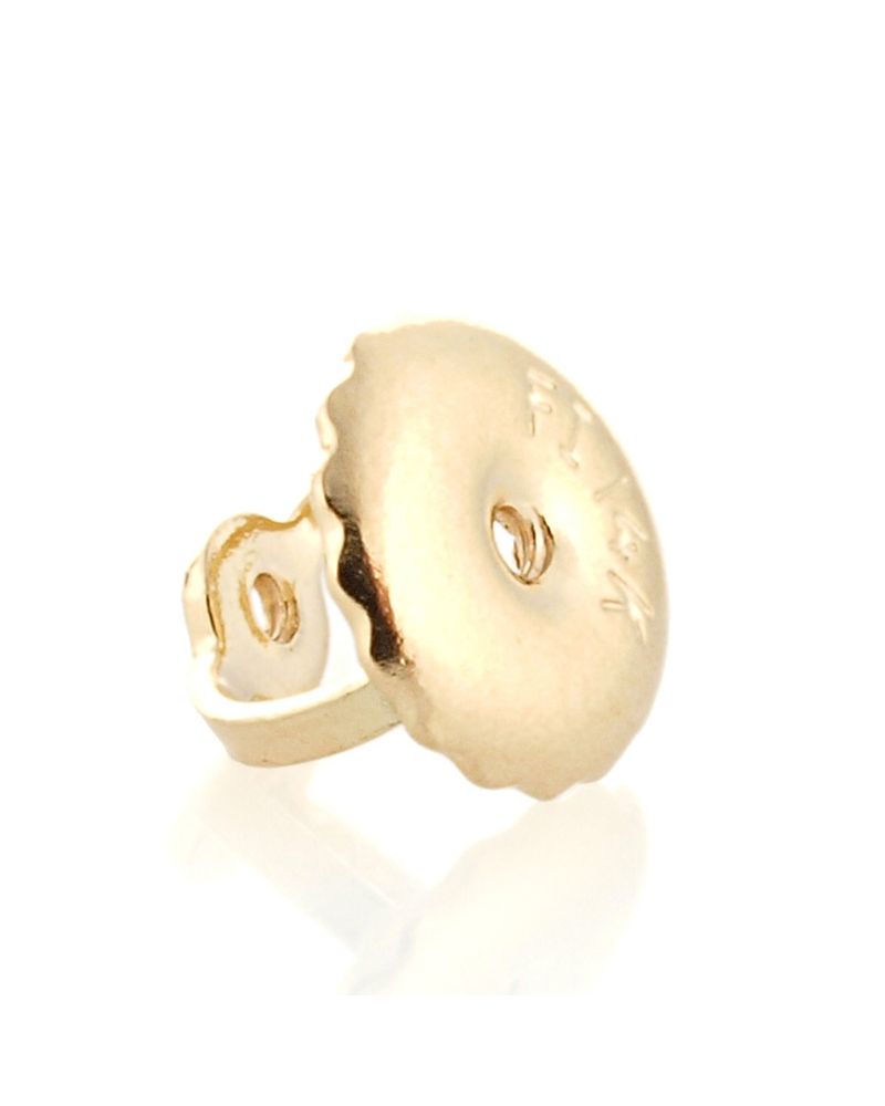 14K Yellow Gold Large Threaded Earnut (90920-02Fa-00K)