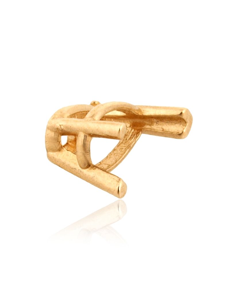 14K Yellow Gold 3-Prong Pear Shape Basket Setting 5X3mm