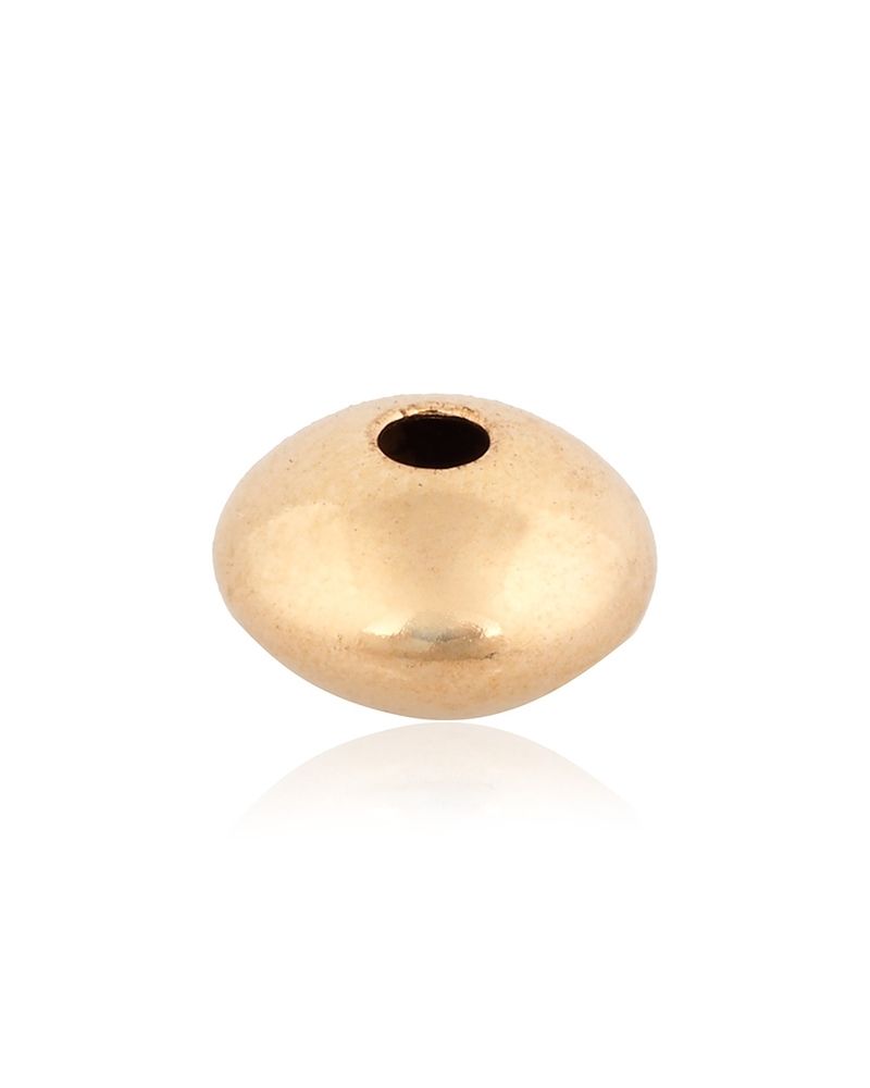 Yellow Gold Filled Flat Bead 7mm