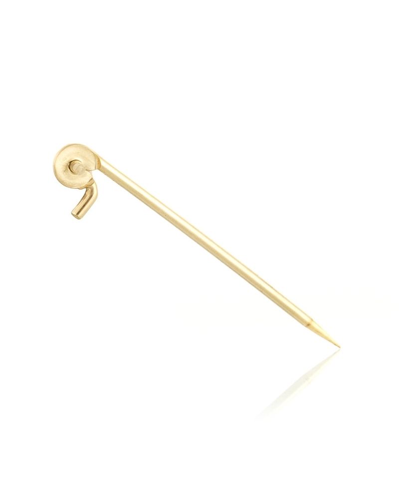 14K Yellow Gold Pin 30mm