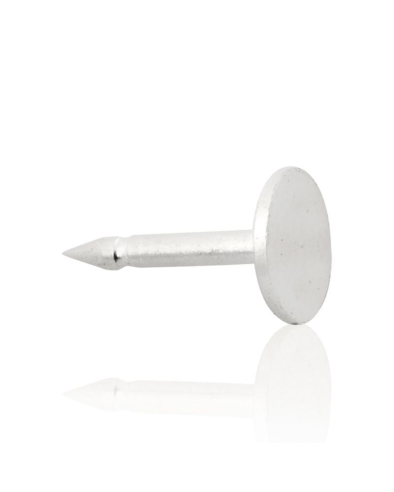 Silver Plated Nickel Lapel Pin