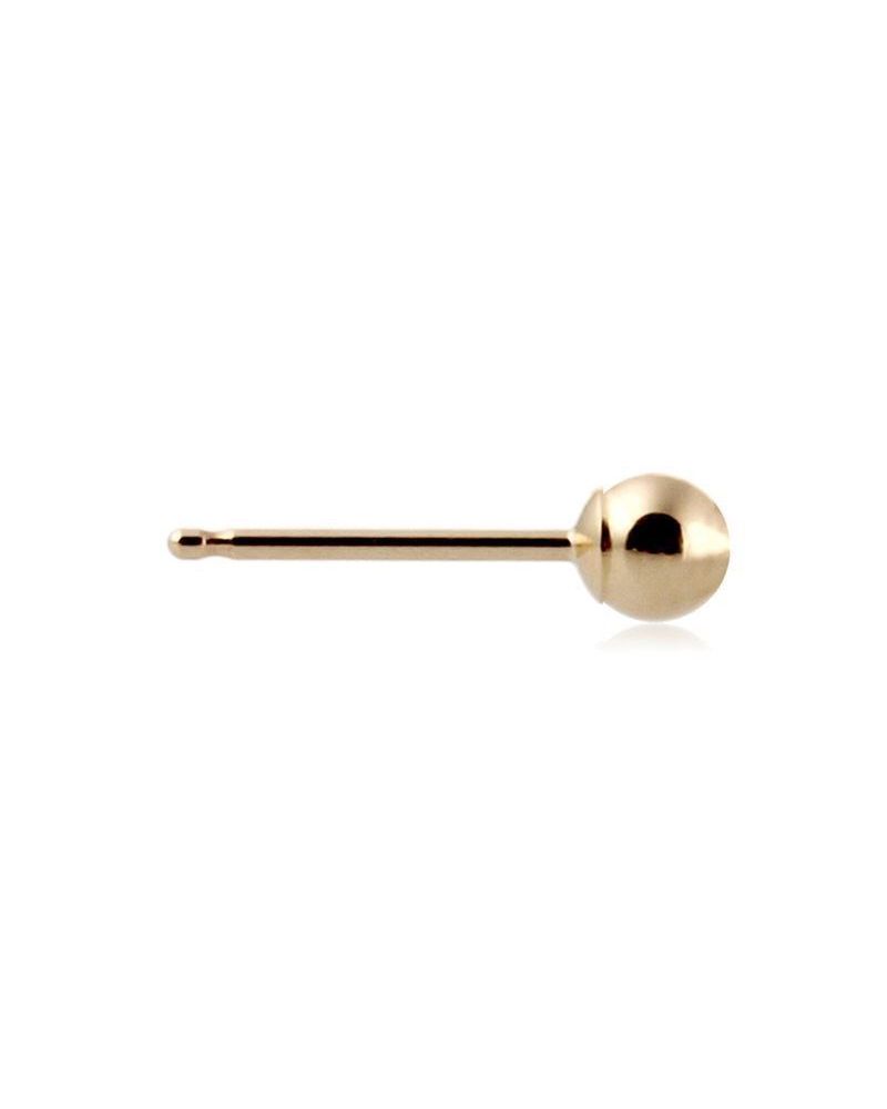 14K Yellow Gold Ball Earring W/Post 3mm (064Bep94300075)