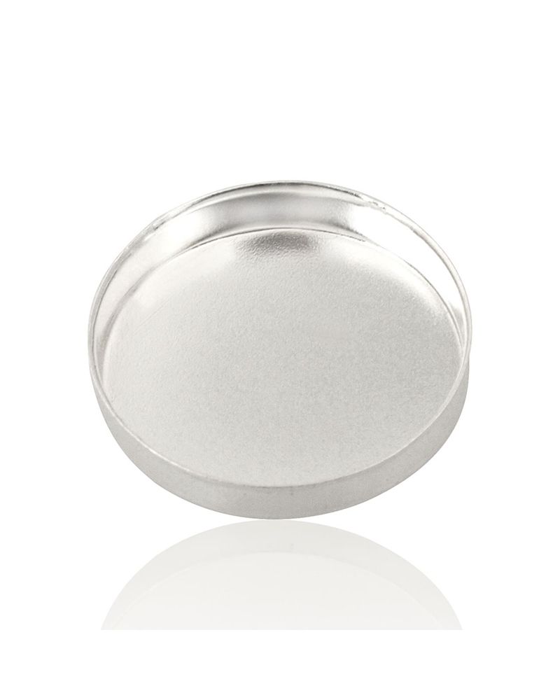 925 Sterling Silver Bezel Cup 14mm