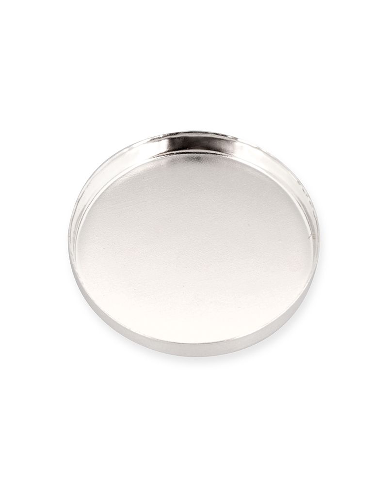 925 Sterling Silver Bezel Cup 20mm
