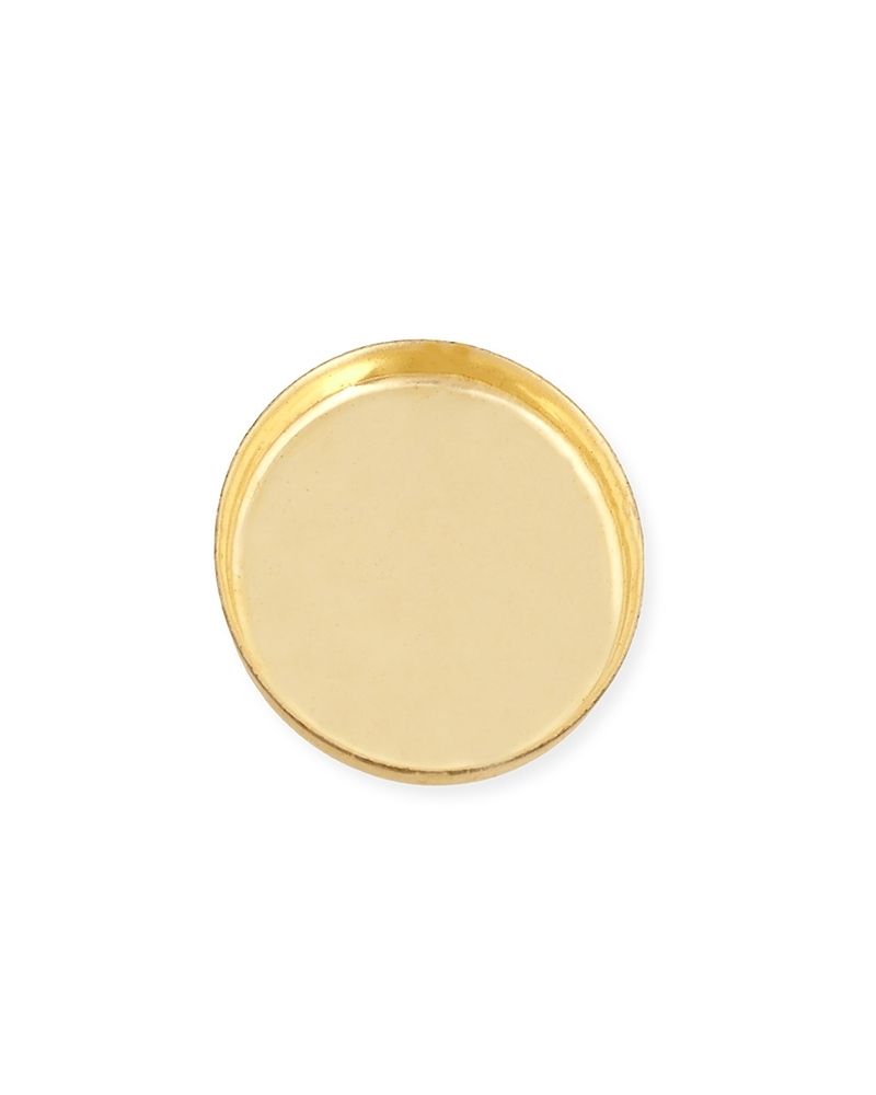 Yellow Gold Filled Low Bezel Cup 10/12mm