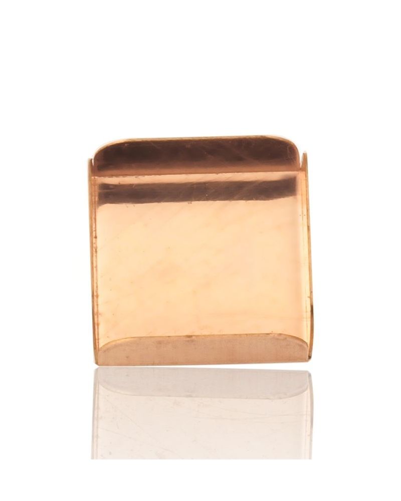 Rose Gold Filled Square Bezel Cup 10/10mm