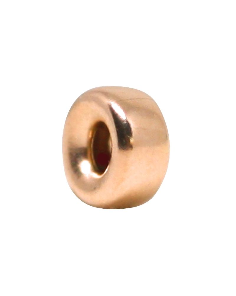 Rose Gold Filled Roundel Bead 4mm