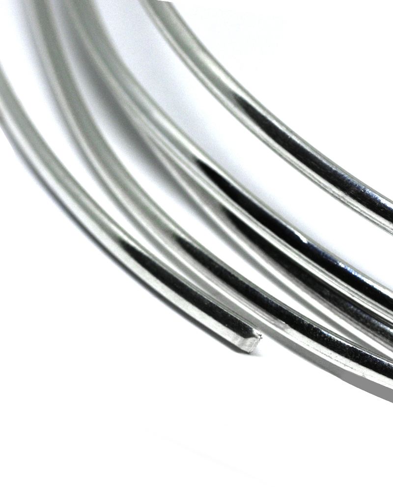 925 Sterling Silver Half Round Wire 1.5mm 